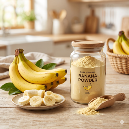 Freeze Dried Banana Powder pure and natural at DC Powder
